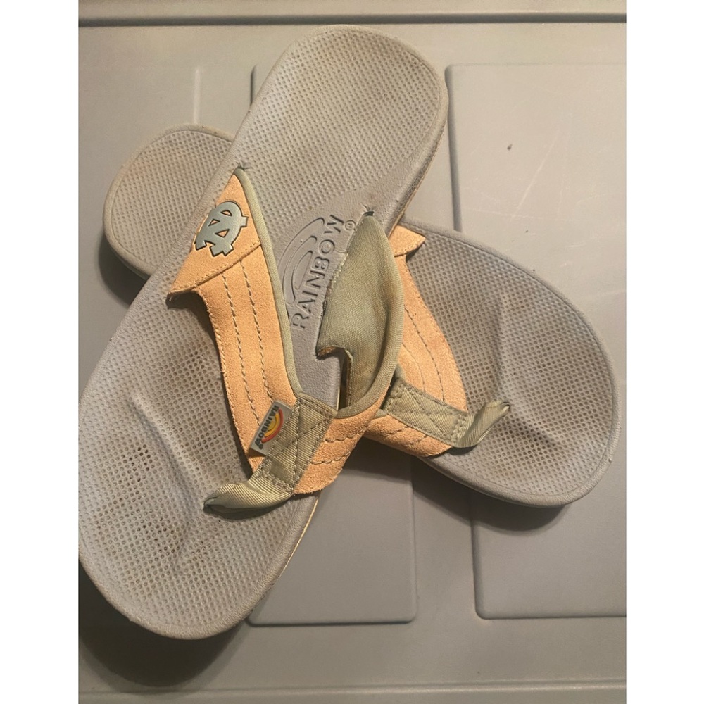Rainbow Flip Flops